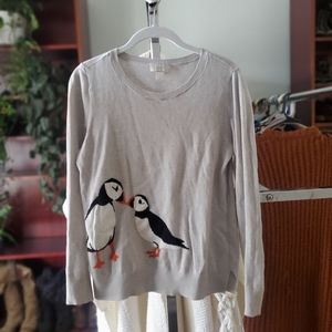 LOFT Puffin Sweater